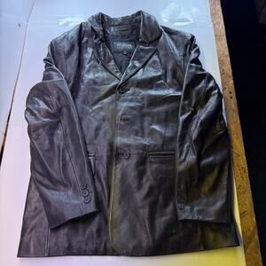 Wilson Leather Pelle Studio Leather Jacket Size XL